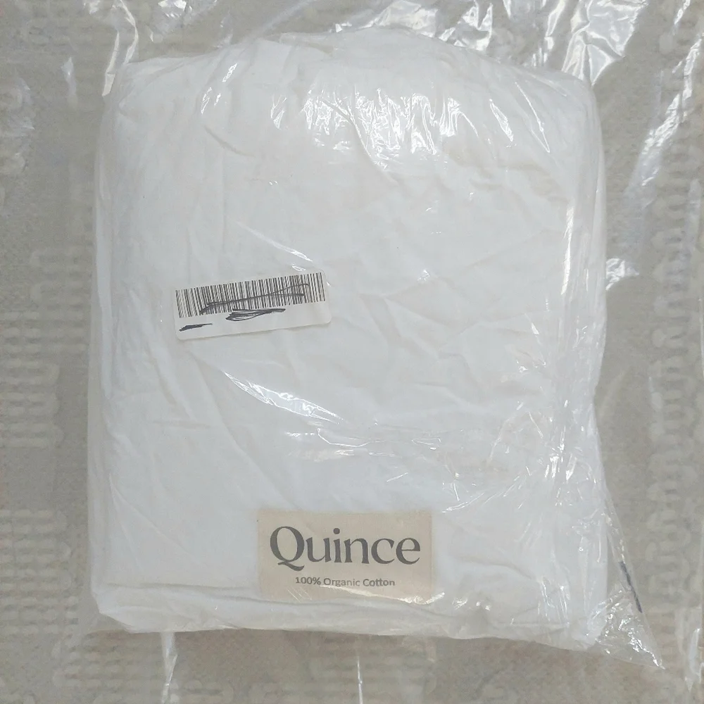 Quince 100% Organic Brushed Cotton Duvet Cover W/ Shams! Full/ Queen (125)